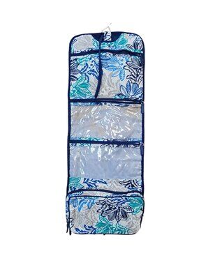 Vera Bradley Santiago Hanging Travel Organizer With Zippered Pockets & Handles